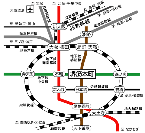 会場交通地図